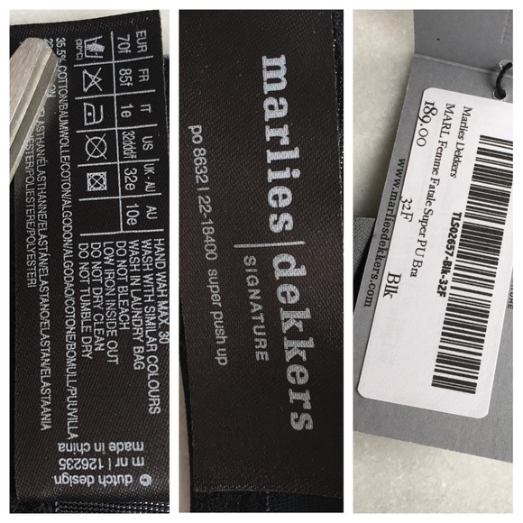 HOST PICK🔥NWT MarliesDekkers Femme Fatale Bra 32F - Picture 8 of 8